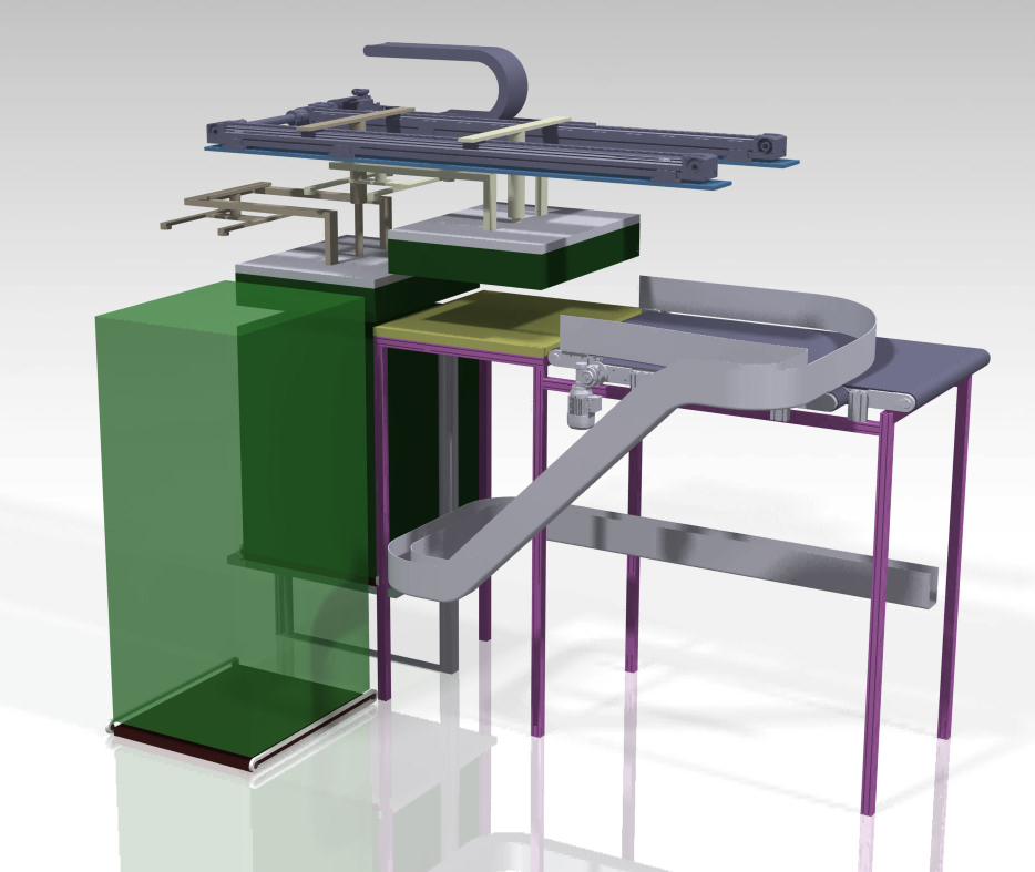 Depaletizácia obalov / fliaš
